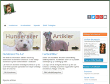 Tablet Screenshot of hundeejere.dk